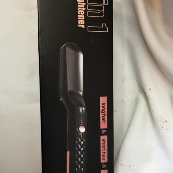Electric Heated Straightner 3 in 1 Hair Brush - Picture 3 of 4